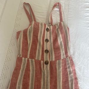 Flowy striped jumpsuit